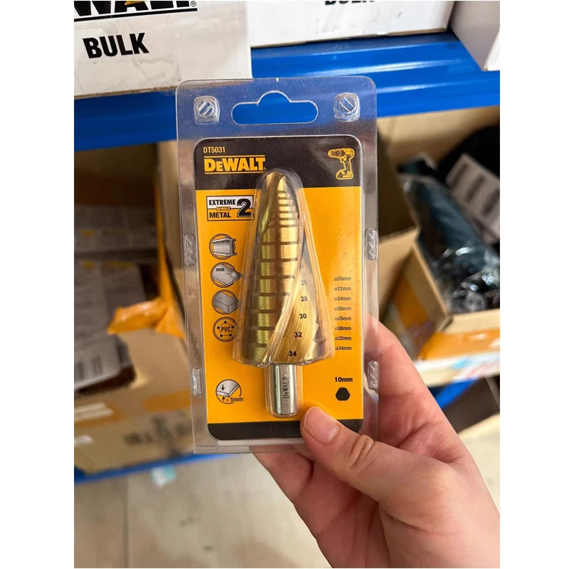 DEWALT Titanium Step Drill Bit Set - Impact Hex, Durable Metal Tool
