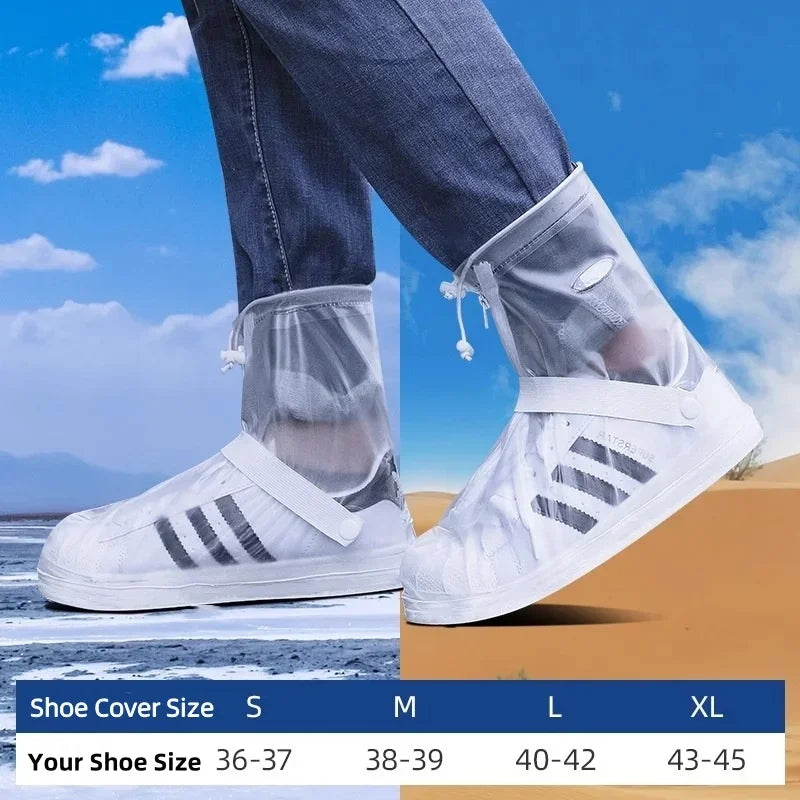 Waterproof Anti-Slip Reusable Boot Covers for Rain & Snow Protection