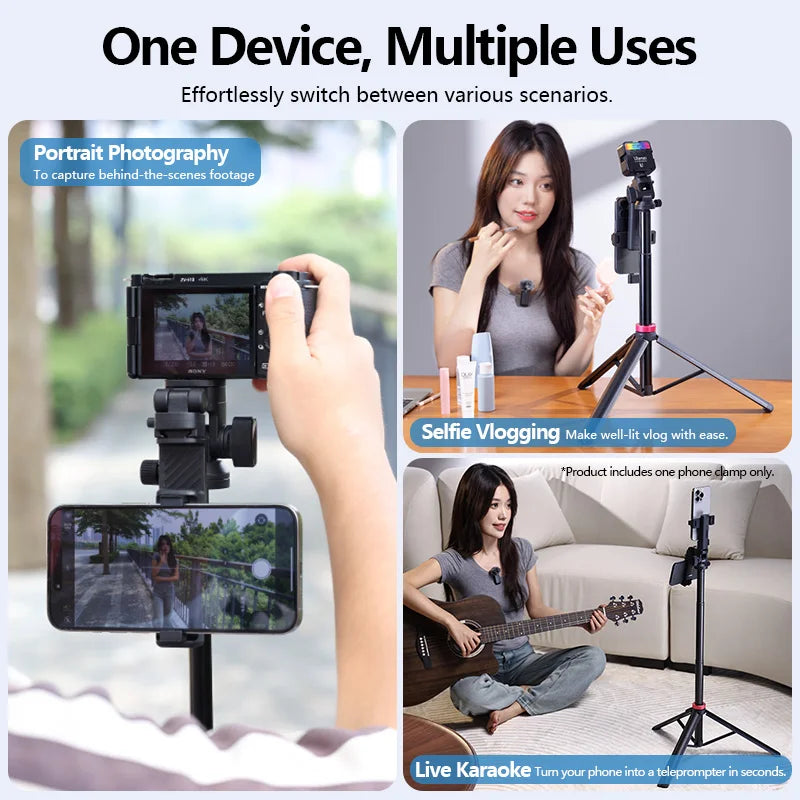 Ulanzi MT-78 Quick-Release Tripod for Camera & Smartphone | 1.85m Height