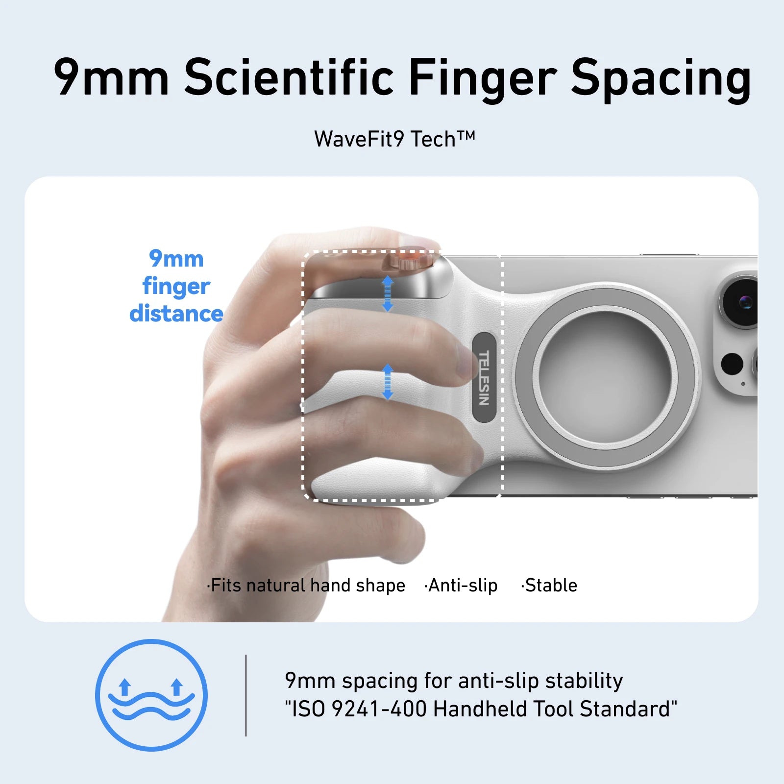 TELESIN Magnetic Camera Grip with Remote Control - Perfect for Vloggers