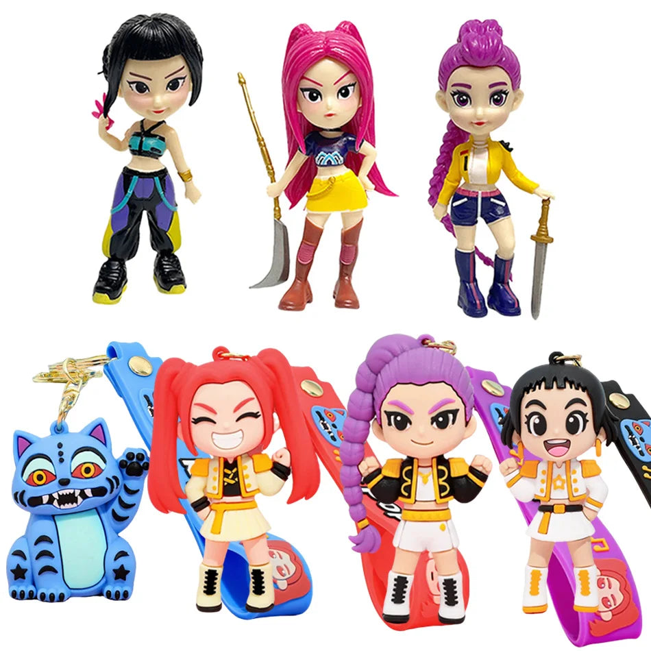 Cute 3D Printed Anime Keychains - Perfect Gift for Fans!