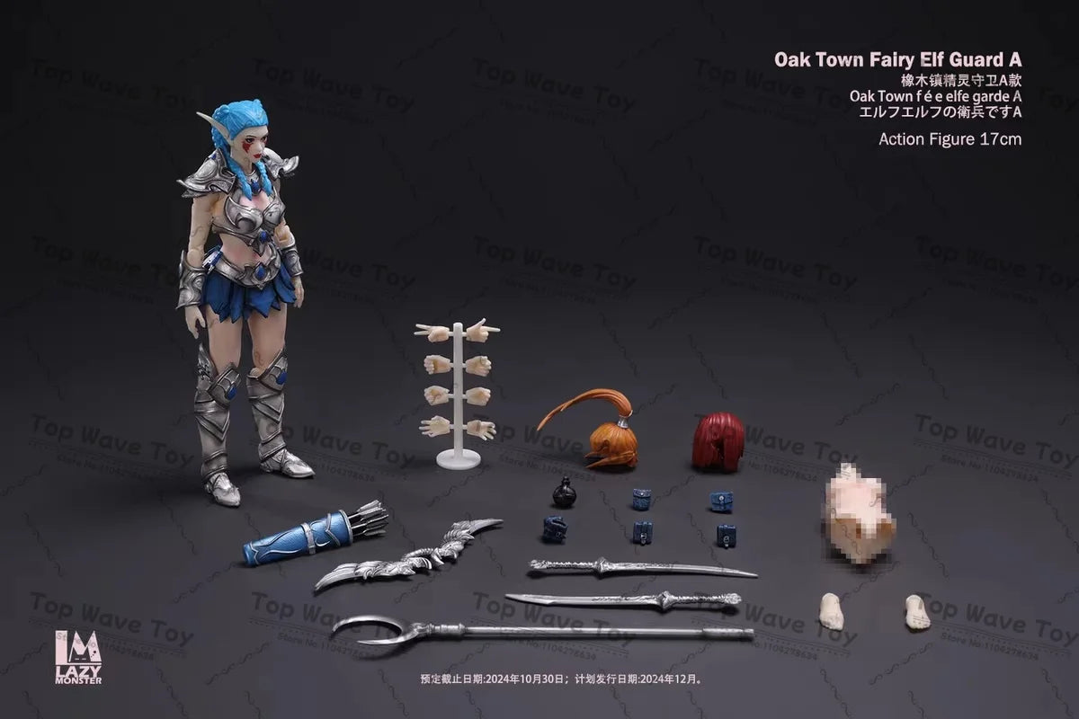 1/12 Scale Oak Town Fairy Elf Guard Action Figure - Adventure Doll