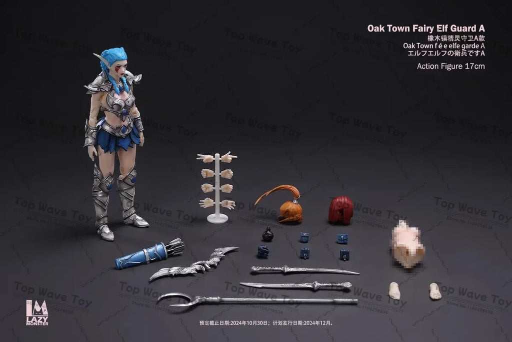 1/12 Scale Elf Guard Collectible Figure - Fantasy Adventure