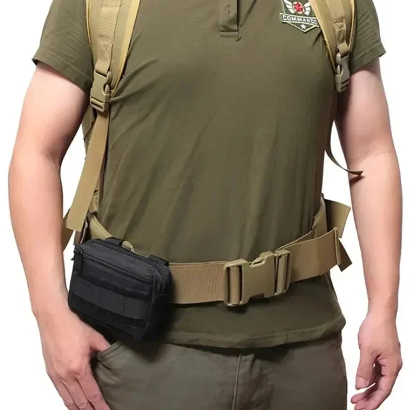 Multi-Functional Molle Waist Bag for Outdoor Adventures and EDC