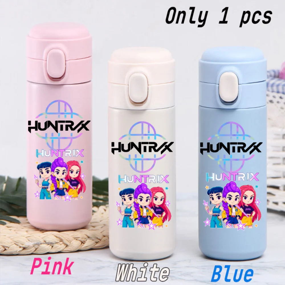 KPop 420ML Insulated Thermos Cup - Stylish Water Bottle Gift