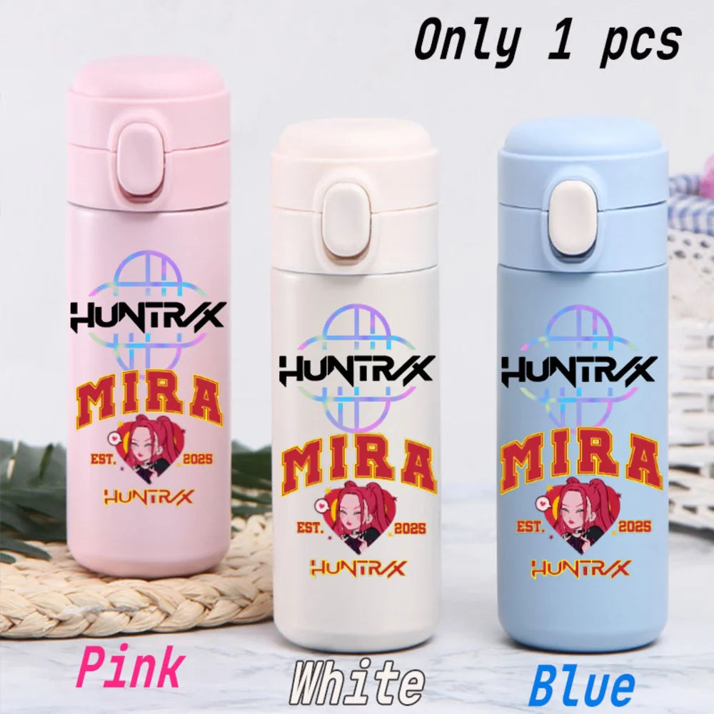 Insulated 420ML K-Pop Travel Drink Bottle - Stylish & Portable