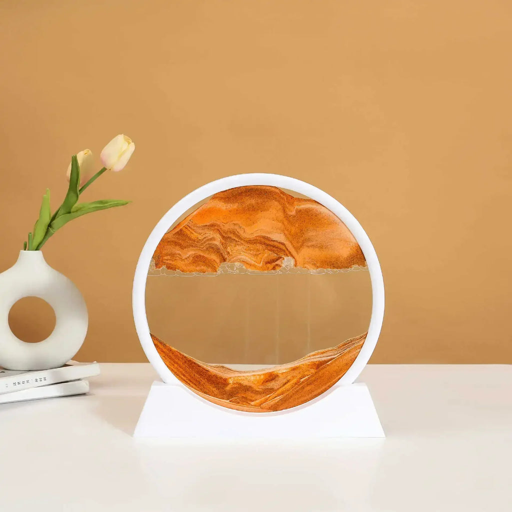 3D Moving Sand Art - Quicksand Liquid Hourglass Home Decor