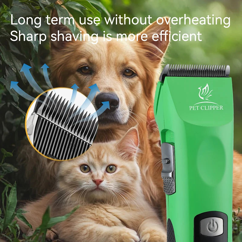 Fenice Cordless Rechargeable Pet Clipper - Professional Grooming Tool