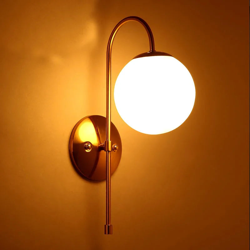 Modern Nordic Wall Lamp - Minimalist LED Sconce for Bedroom & Living Room