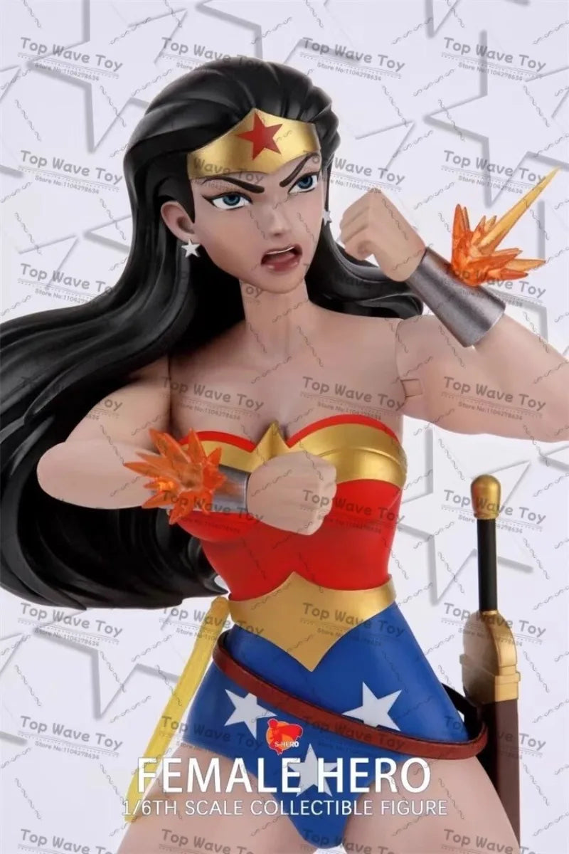 Bandai 1/6 Scale Female Soldier Action Figure - Eye Movable Hero Doll