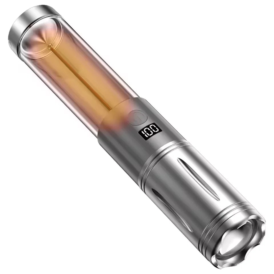 Rechargeable Telescopic Camping Lantern & Flashlight for Outdoor Adventures