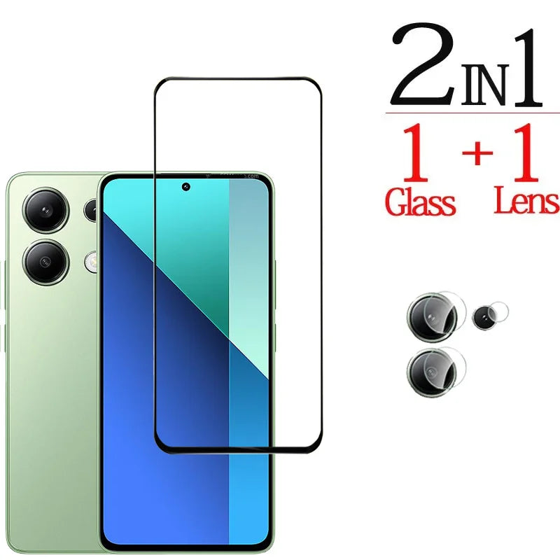 Premium Tempered Glass Screen Protector for Redmi Note 14 & 13 Pro