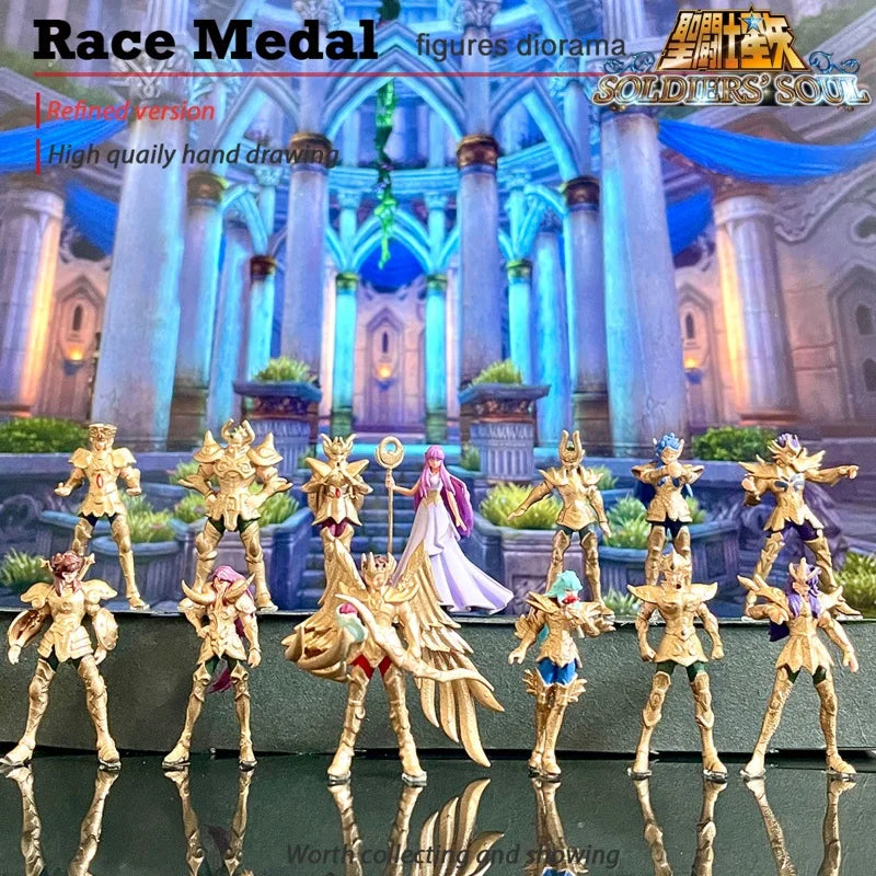 12cm Mini Gold Saint Seiya Figure - Stunning Collectible Doll