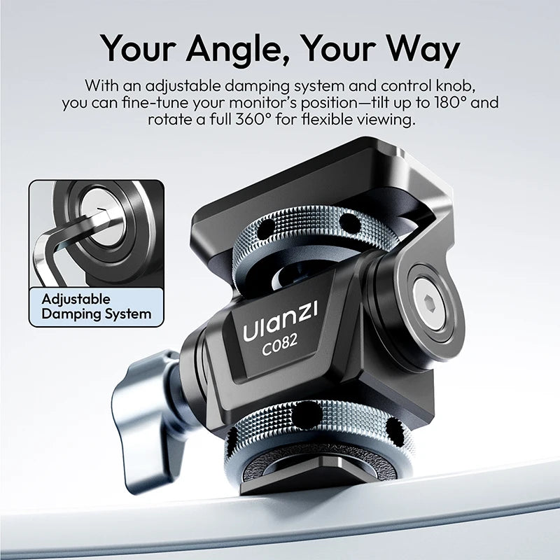 Ulanzi C082 Adjustable Damping Ball Head for Tripods and Lights
