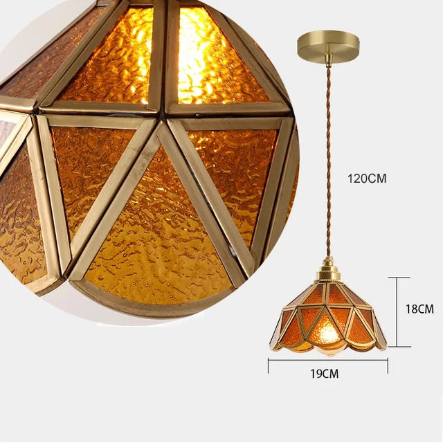 Nordic Retro Green Pendant Light for Stylish Home Decor