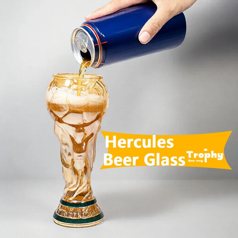 Premium Glass Beer Mug – Unique Design for Gatherings & Picnics