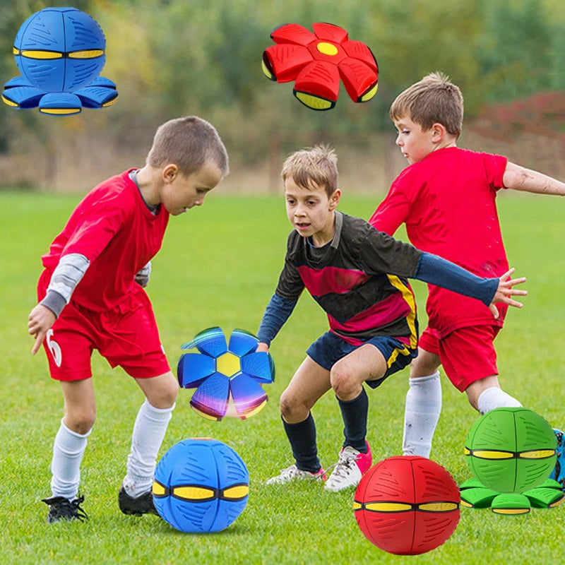 Datgo Blue Flying Saucer Ball - Fun Outdoor Toy for Kids & Adults