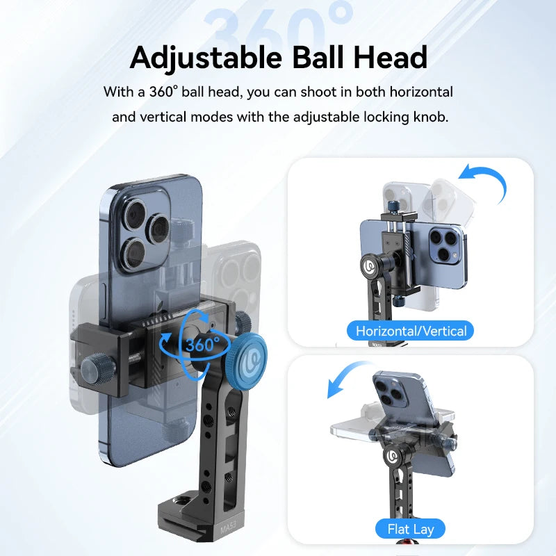 Ulanzi M053 Arca Swiss Phone Mount - Quick-Release with Ball Head