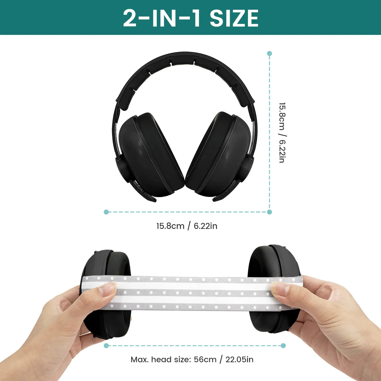 Noise Cancelling Baby Headphones - Ultimate Ear Protection for Babies