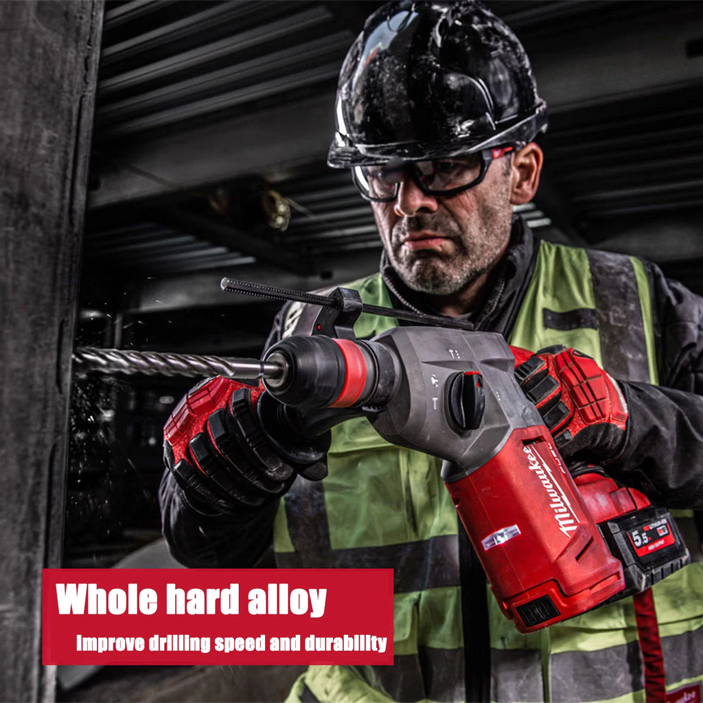 Milwaukee 7-Piece SDS-Plus Drill Bit Set for Masonry & Concrete