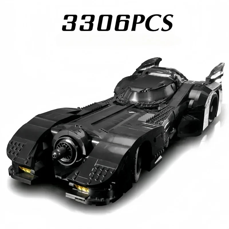 1989 Batmobile Building Blocks Set - Fun Model for Kids & Collectors