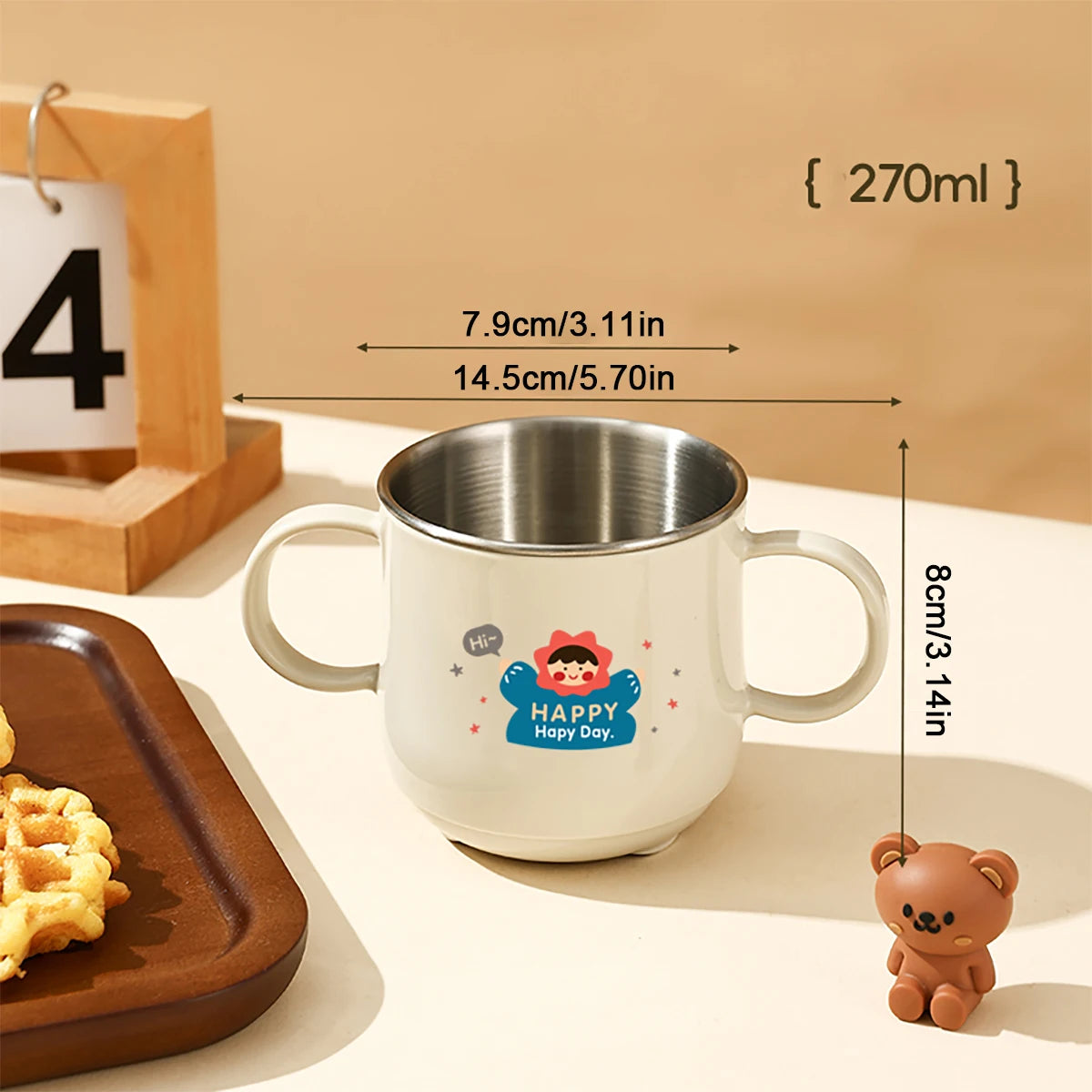 304 Stainless Steel Double Wall Children's Tumbler Cup