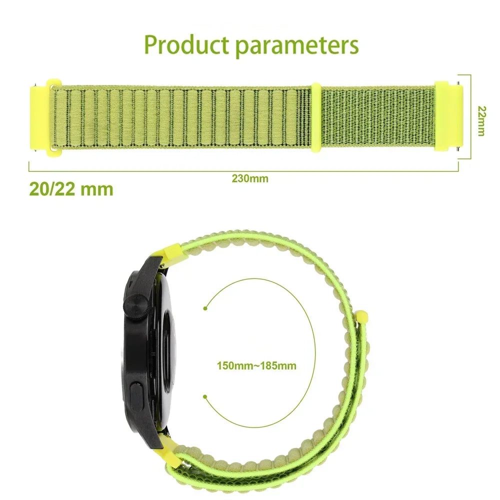 Comfortable Nylon Loop Strap for Garmin Venu & Forerunner Watches
