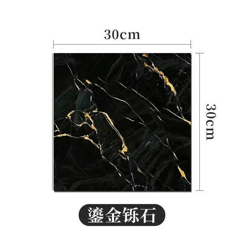 Waterproof Thickened Self-Adhesive Marble Tile Floor Stickers - 10/30/50PCS