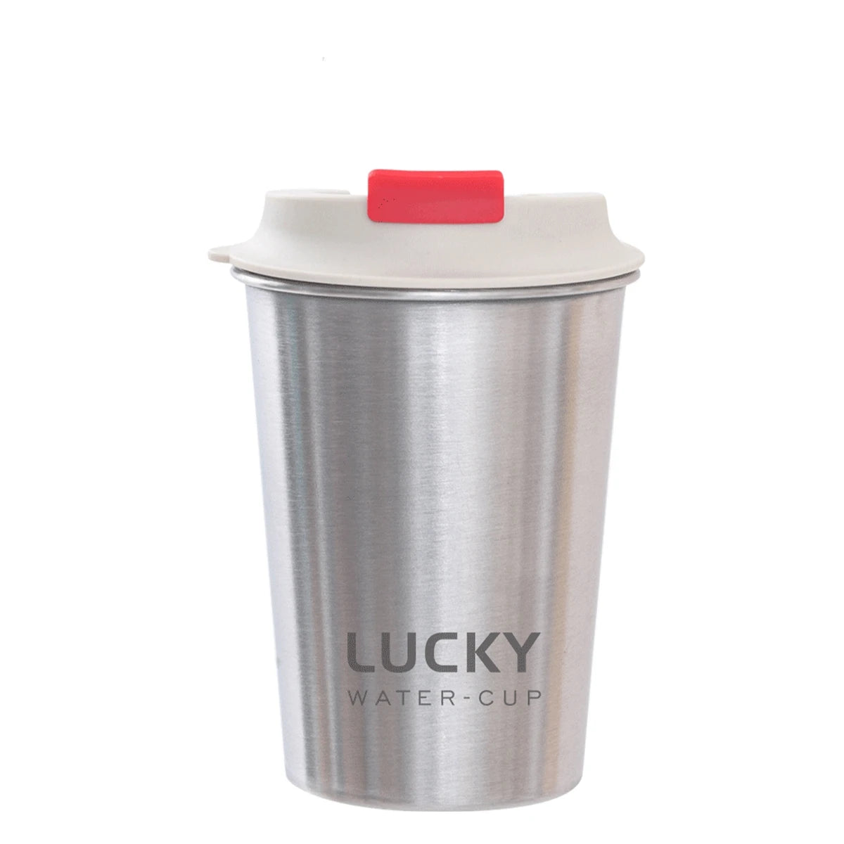 400ml Stainless Steel Portable Tumbler with Lid - Perfect for Coffee & Milk