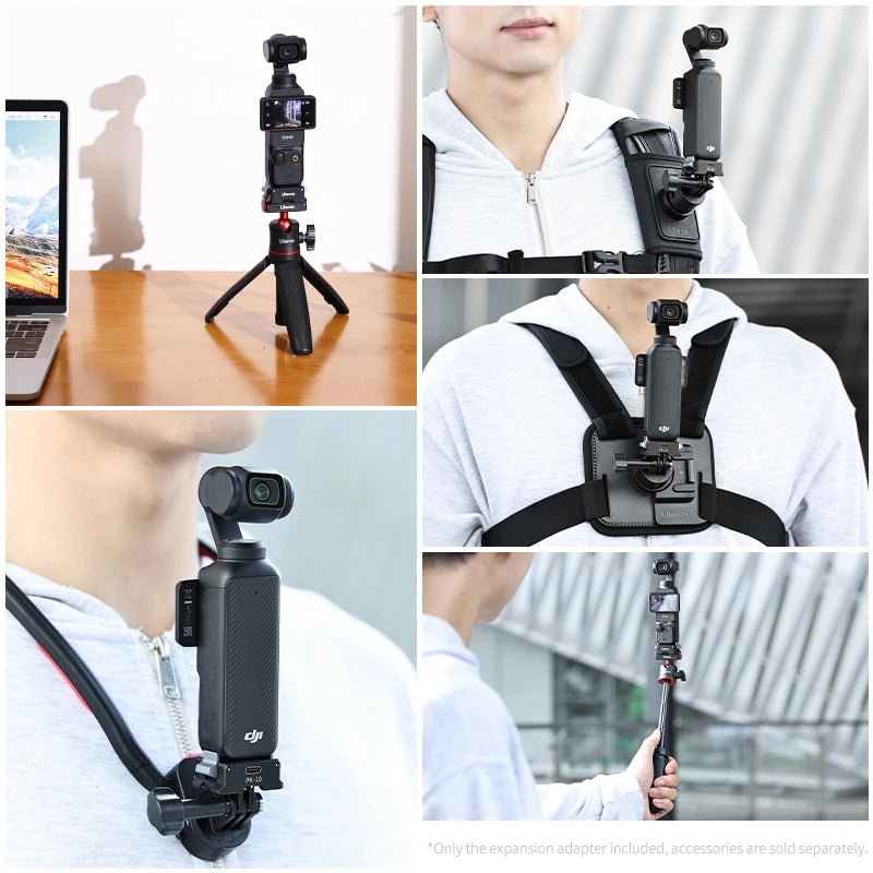 Ulanzi PK-10 Expansion Adapter for DJI Osmo Pocket 3 - Versatile Mount