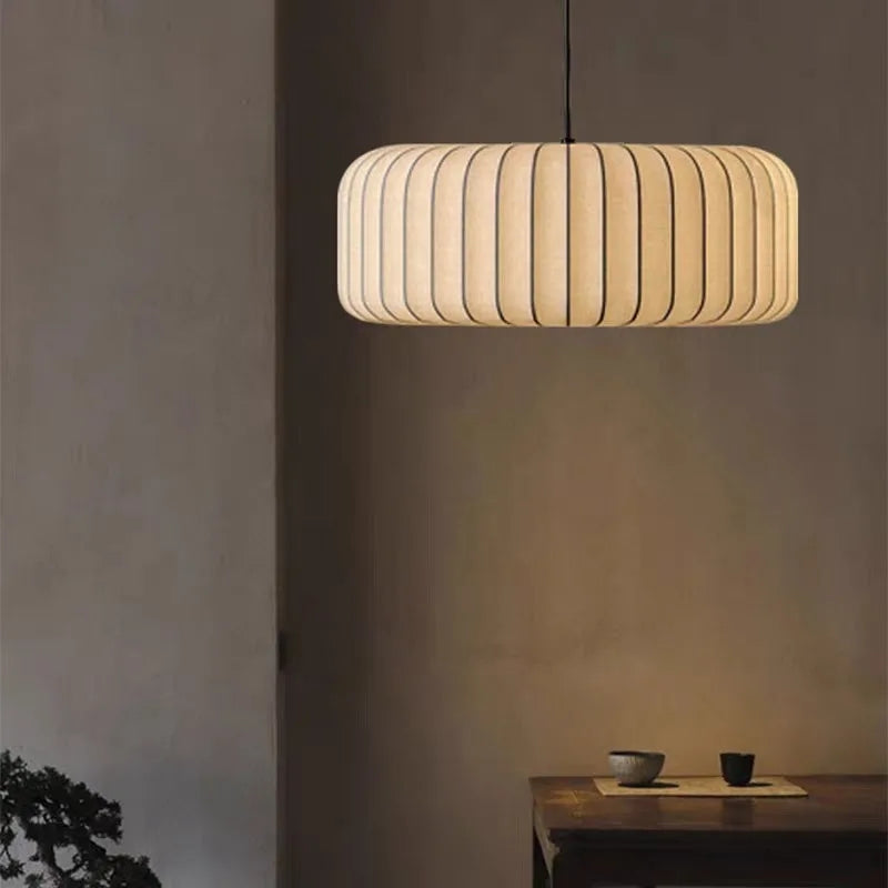 Modern Japanese Wabi Sabi Chandelier - Elegant LED Pendant Light