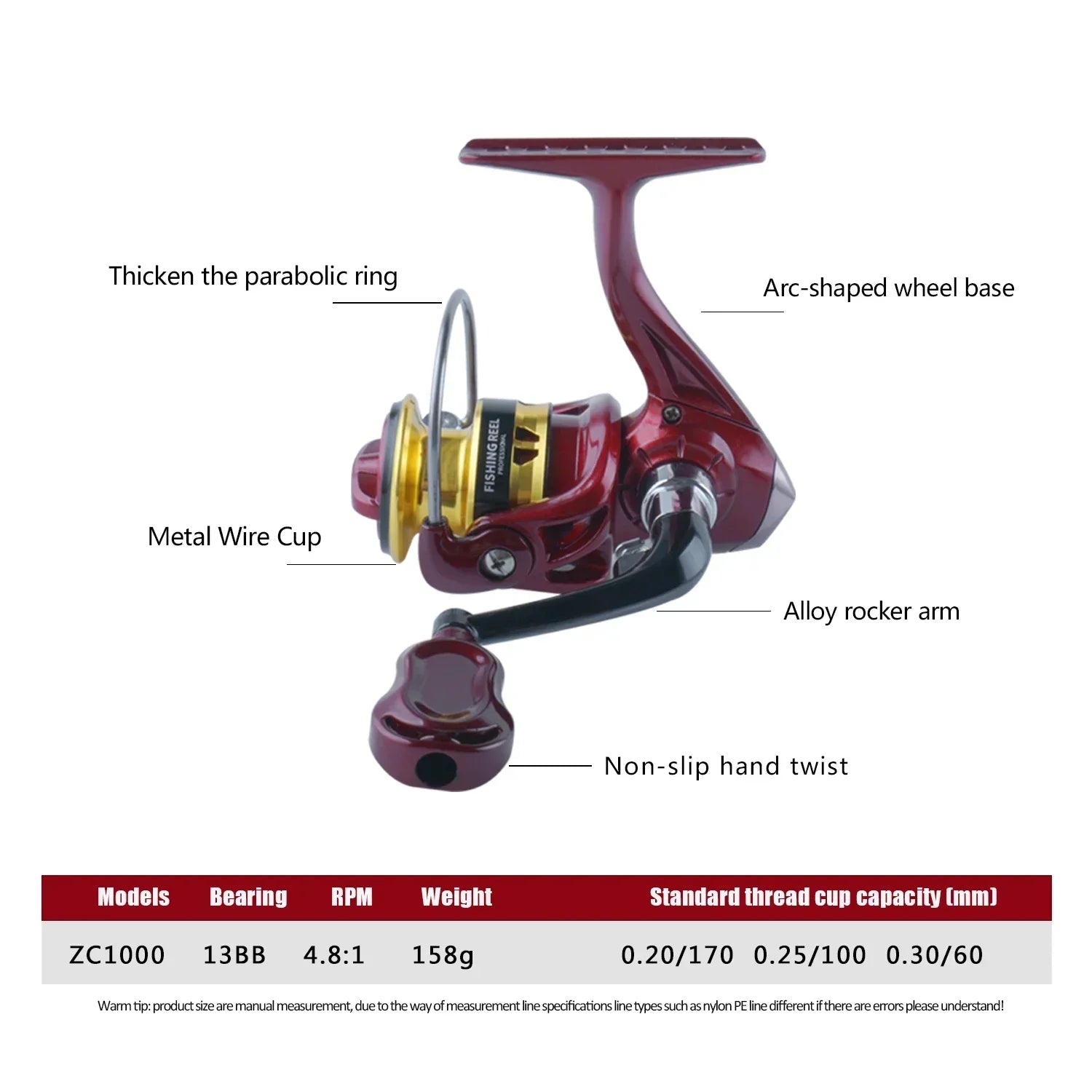 HUIDIAO 149g Ultralight Spinning Reel - Perfect for Ice Fishing