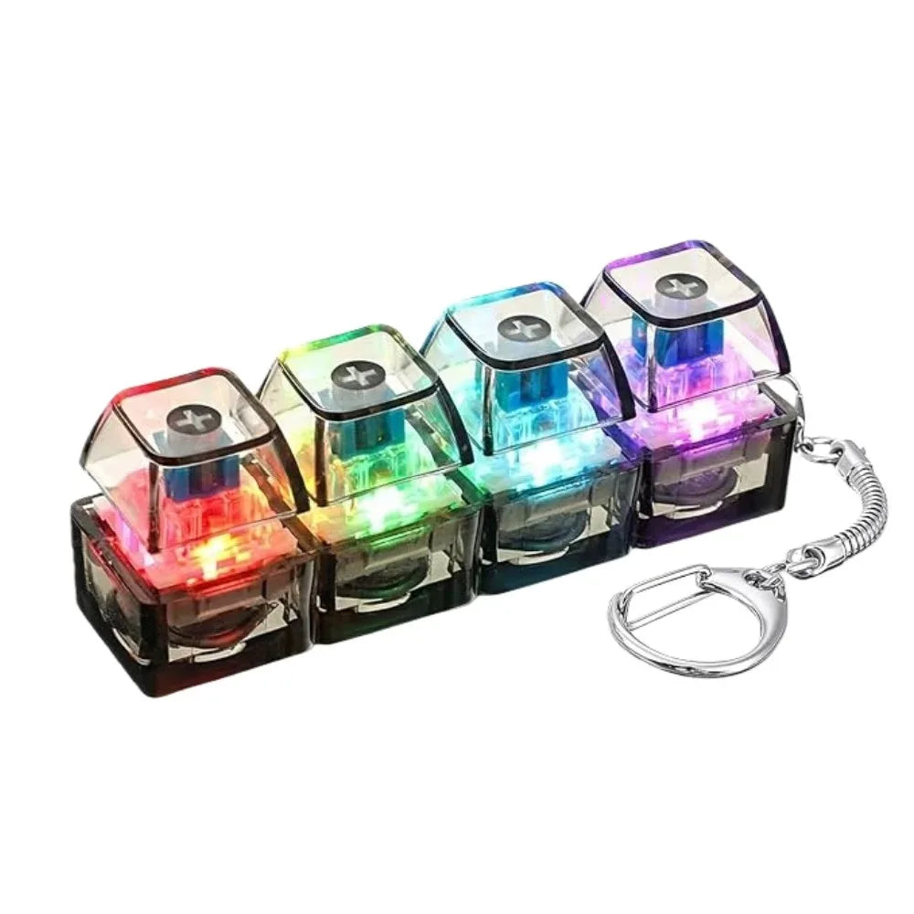 LED Fidget Keychain - Stress Relief Sensory Toy for All Ages