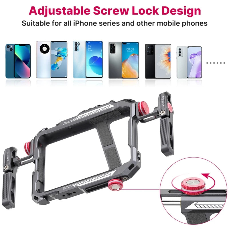 Ulanzi Lino Phone Cage Vlog Rig for iPhone & Android Photography