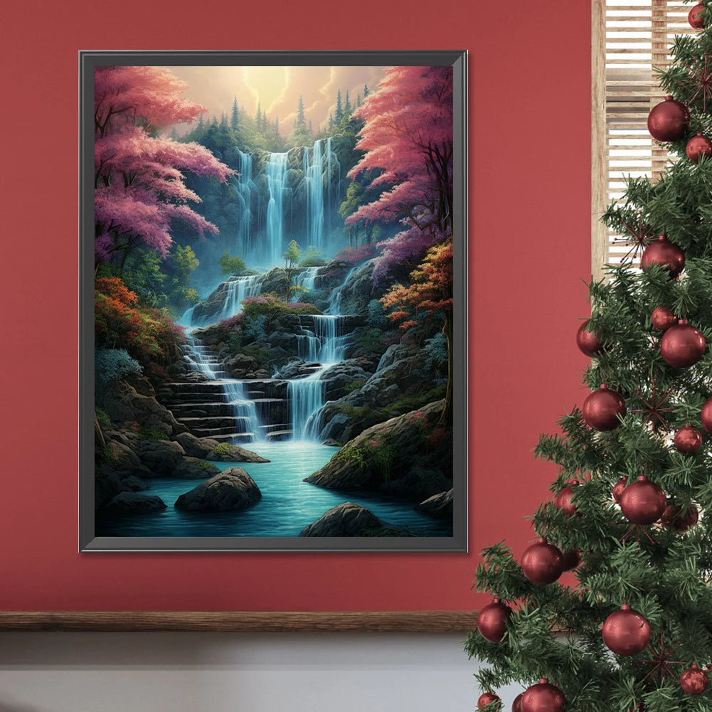 5D DIY Diamond Painting Kit - Stunning Waterfall Home Decor