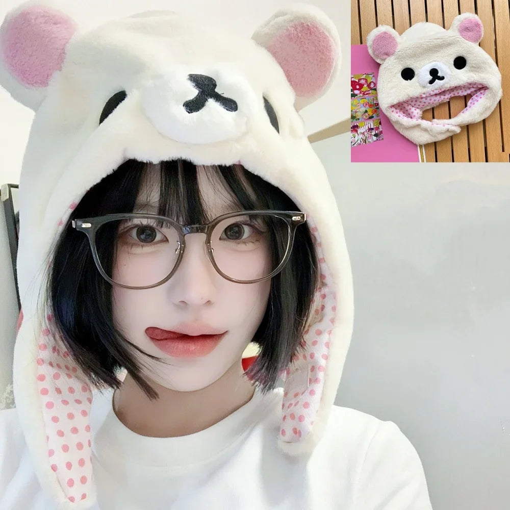 Kawaii Rilakkuma Winter Hat - Cute, Cozy & Stylish for Kids
