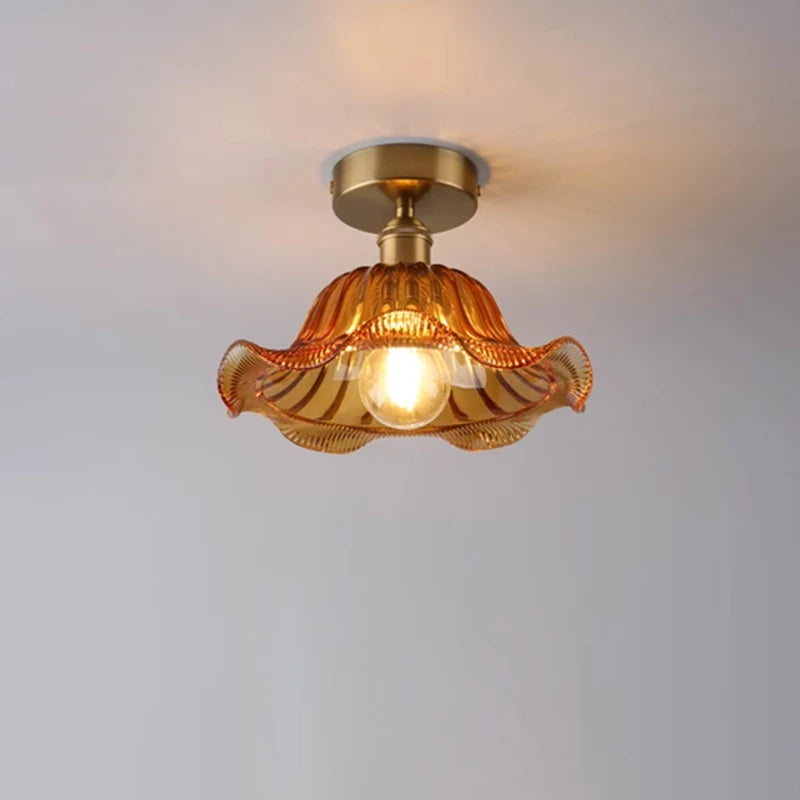 Stylish Glass Pendant Light - Modern Hanging Lamp for Dining & Kitchen