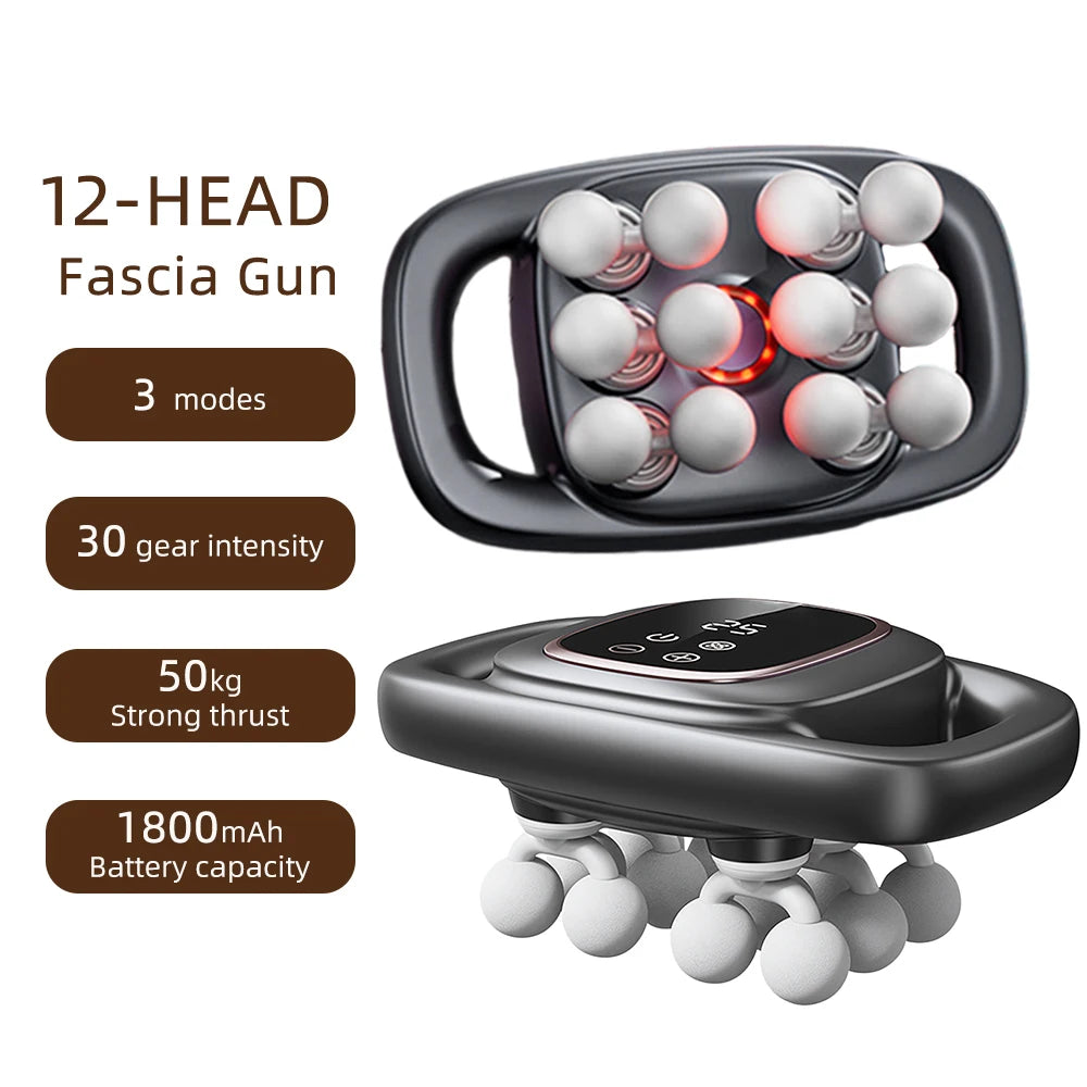 Advanced Vibration Therapy Massager with 42 Heads for Full-Body Relief