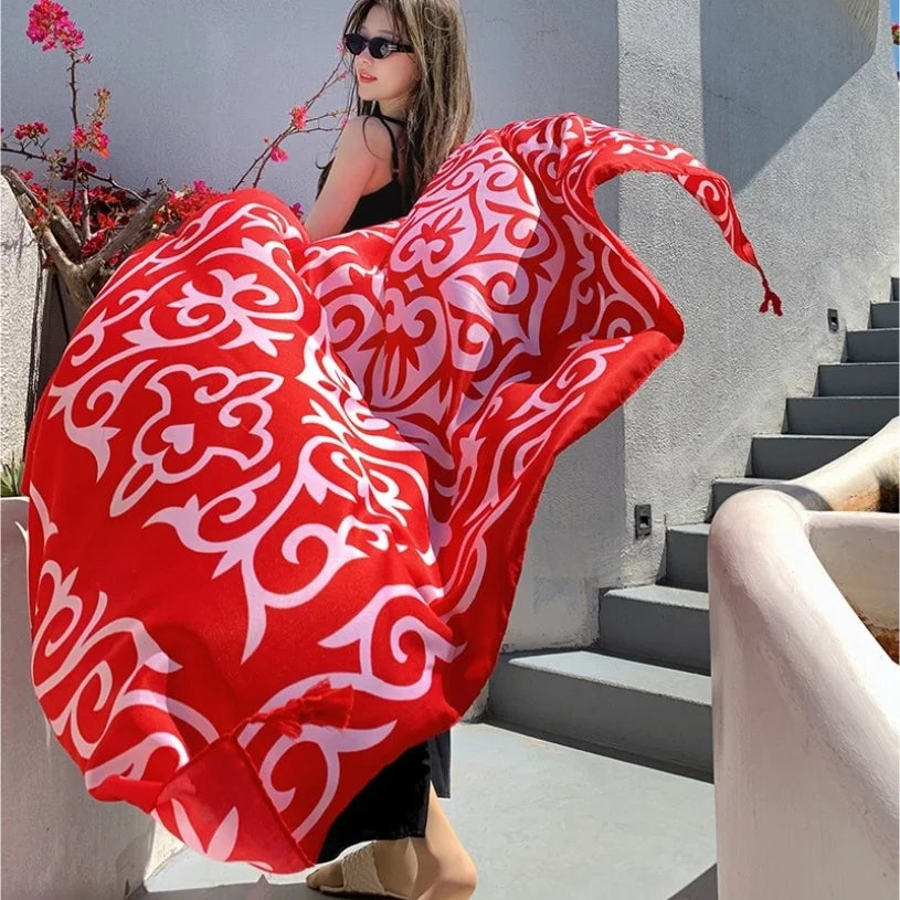 28 Stylish Travel Beach Shawls | 90x180cm Sunscreen Scarfs for Women