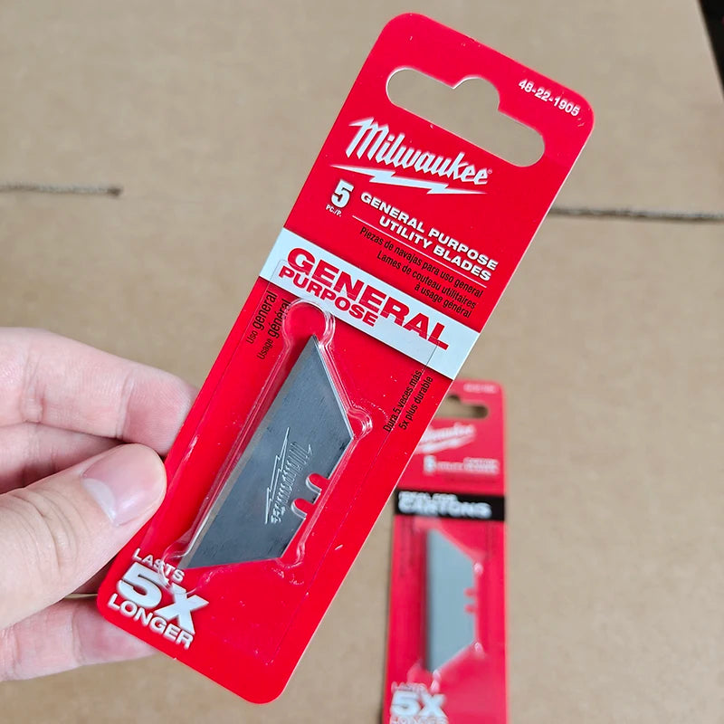 Milwaukee Utility Blades - Durable and Long-Lasting 5-Piece Set
