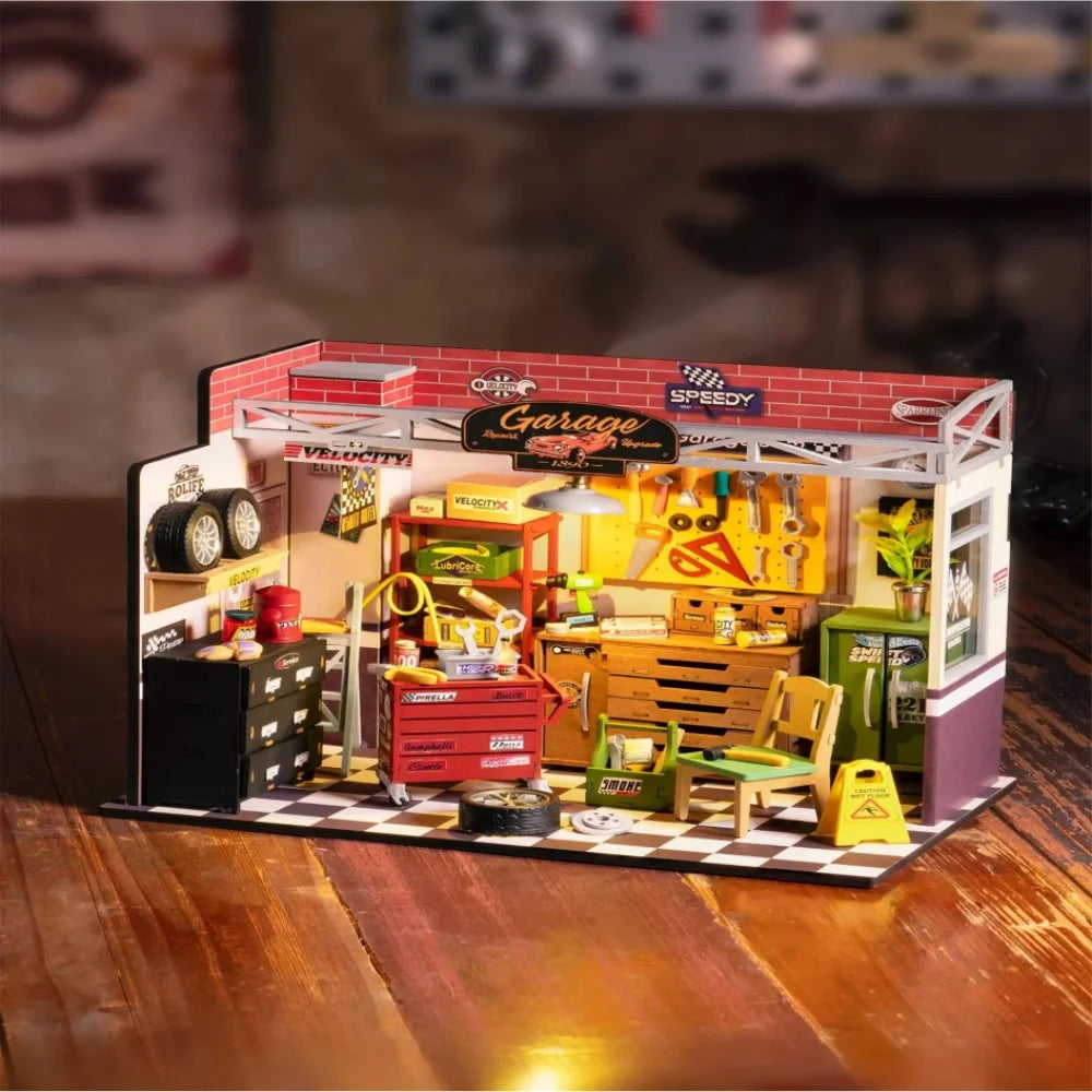 Becka's Baking House 3D Puzzle Kit - Creative Miniature Dollhouse