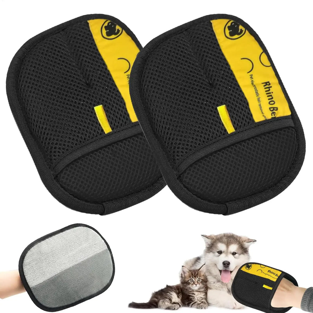 Pet Hair Removal Gloves for Dogs & Cats – Effortless Fur Cleaning