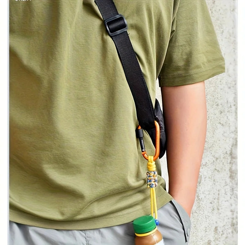 Hand Woven Paracord Water Bottle Holder for Outdoor Adventures