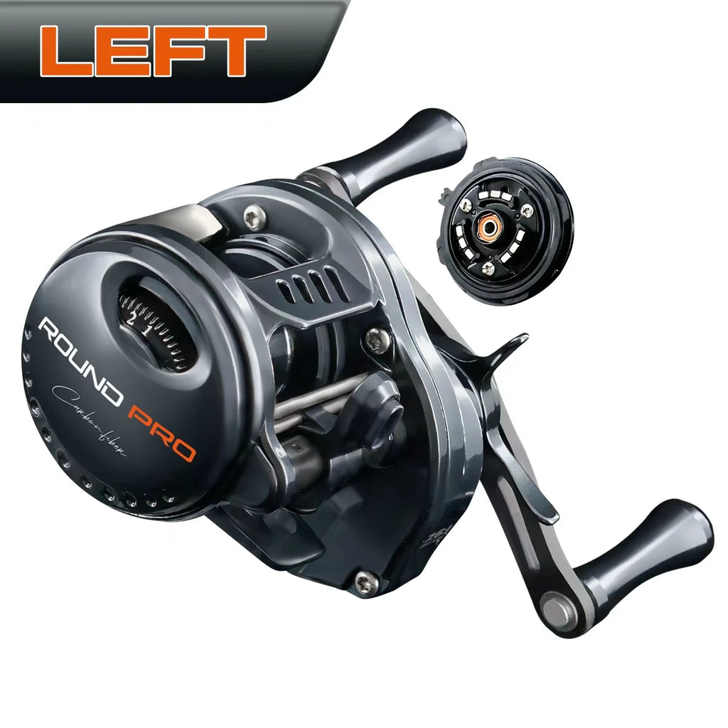 SEASIR Ultra-Light Carbon Fiber Baitcasting Reel with Free Reel Bag