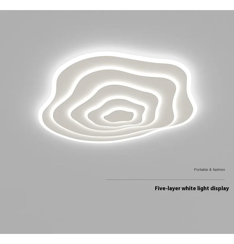 Nordic Ultra Thin Irregular LED Ceiling Light - Cloud Design