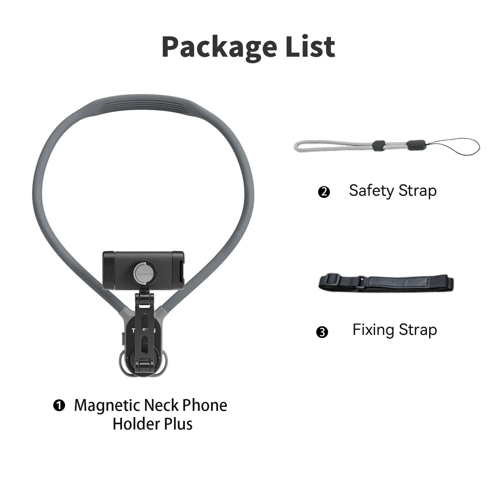 TELESIN 360° Neck Mount - Hands-Free Smartphone Photography Tool