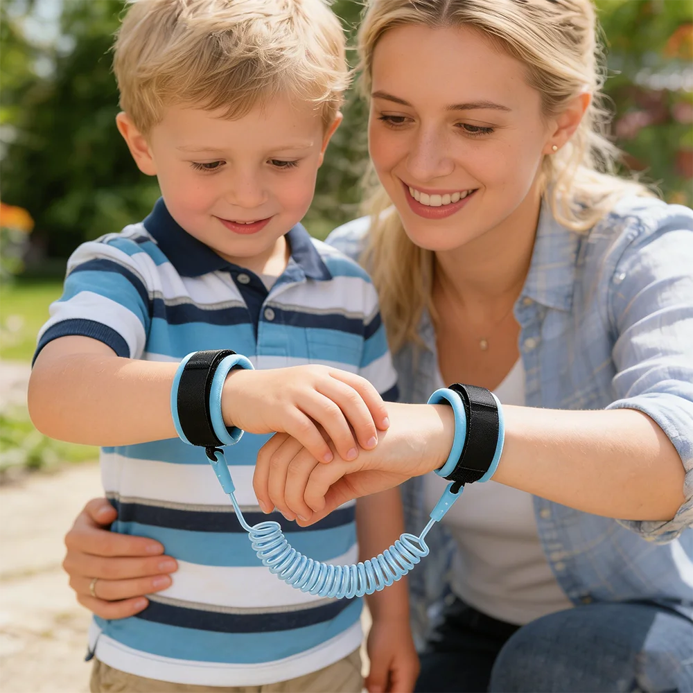 Child Safety Harness Leash - 1.5m Anti-Lost Wrist Link for Kids