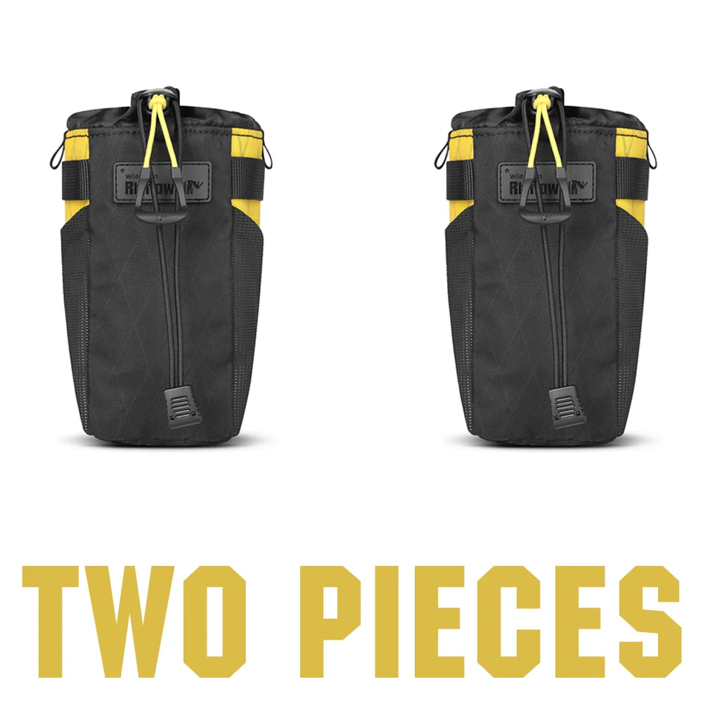 Rhinowalk Waterproof Bicycle Water Bottle Bag - Insulated Handlebar Pouch