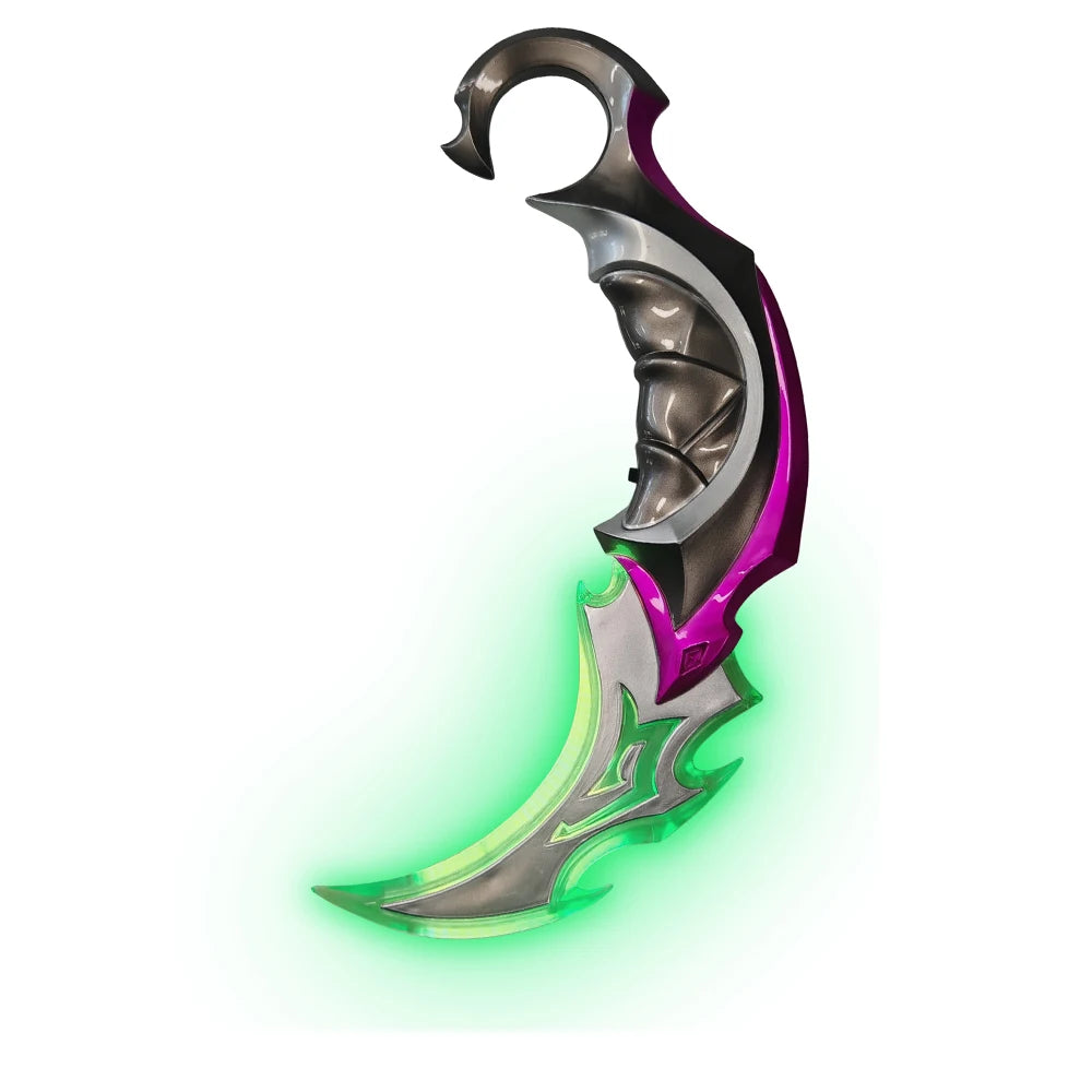 17cm LED Karambit Prop for Valorant Cosplay Events