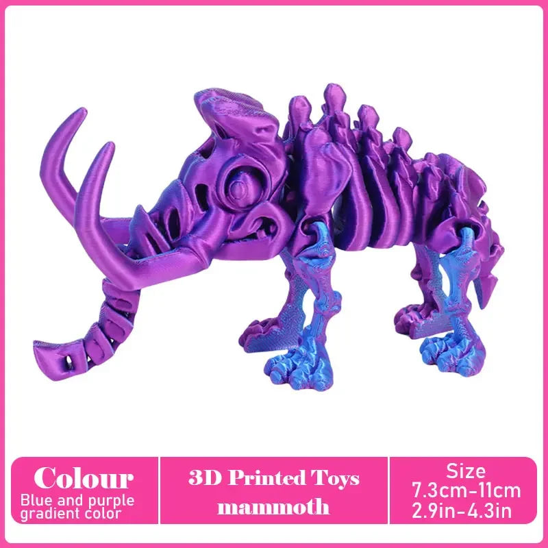 3D Printed Tyrannosaurus Rex Model | Movable Realistic Desktop Decoration